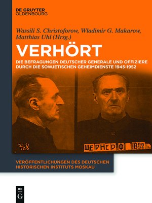 cover image of Verhört
